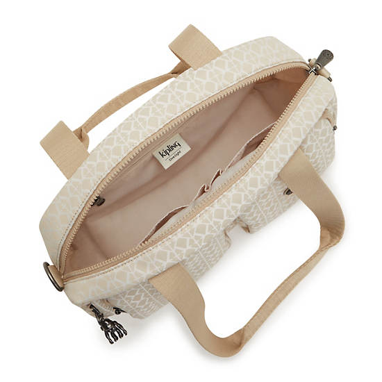 Kipling Cool Defea Classic Printed Shoulder Bags Signature Beige | CA 1390SG